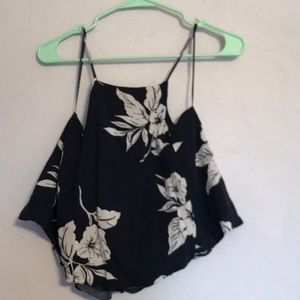 Flower print tank top
